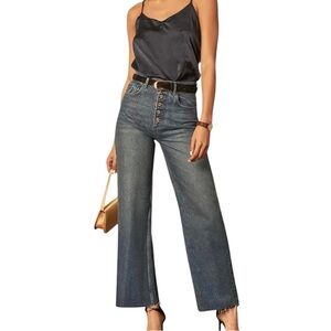 Boyish Charley High-Rise Rigid Wide Leg Jean